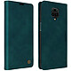 CaseMe Étui pour Xiaomi Redmi Note 9S / 9 Pro / 9 Pro Max Vintage Porte-carte Support Bleu canard Housse de protection spécialement conçue pour le Xiaomi Redmi Note 9S.
