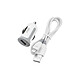 Avizar Pack Chargeur Allume Cigare 1A avec Câble Lightning MFi 1m Blanc Idéal pour garder vos appareils mobiles alimentés où que vous alliez