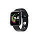 Avizar Montre Connectée 4.0 Waterproof IP67 avec Capteur Cardiaque Noir Retrace de façon ergonomique l'ensemble de vos données sportives : nombre de pas, distance parcourues, calories brûlées