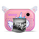 Avizar Appareil Photo Wifi pour Enfant avec Impression Instantanée Zoo Family Licorne Rose Léger et facile à prendre en main, permettant d'offrir un confort d'utilisation optimale