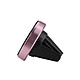 Avizar Support Voiture pour Smartphone Universel Aimanté Rose Le support se fixe facilement à votre grille de ventilation