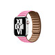 Avizar Bracelet pour Apple Watch 38/40 et 41mm à maillons magnétiques Rose - Un bracelet pour les modèles Apple Watch toutes séries confondues 38/40 et 41mm