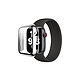 Avizar Coque pour Apple Watch 38mm Protection Intégrale avec Verre Trempé Noir / Argent Offrant une protection parfaite contre les rayures, les chocs et les impacts du quotidien