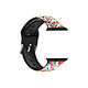 Avizar Bracelet pour Apple Watch 38/40/41mm Patchwork en TPU Abstract Multicolore - Conçu en TPU (Polyuréthane Thermoplastique)
