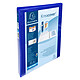 EXACOMPTA Classeur personnalisable Kreacover A4 Maxi 4 Ax Diam 15 mm Dos 38 mm Bleu x 10 Classeur à anneaux