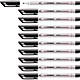 STABILO Feutre pour Transaprent OHPen encre soluble Pointe médium Noir x 10 Marqueur pour tableaux blancs