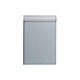 MAUL Porte-bloc en aluminium A4 avec bordure d'alignement Argent Porte-bloc
