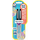 PAPER MATE Lot de 2 feutres ultrafins Flair Encre noire 0.4 mm Feutre à pointe fine