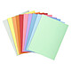 EXACOMPTA Paquet 100 chemises SUPER 160 24x32cm Couleurs assorties Chemise à poche