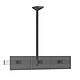 KIMEX 031-4332K2 Support TV plafond menu board 3 écrans 32'' - Hauteur 150 cm