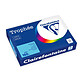 CLAIREFONTAINE Ramette Papier FSC A4 160g 250 Feuilles Bleu Alizé Papier couleur