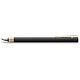 FABER-CASTELL Stylo-plume NEO Slim métal Pointe Extra Fine Noir Or Rose Stylo plume