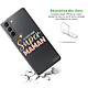 Avis Evetane Coque Samsung Galaxy S21 5G 360 intégrale transparente Motif Je suis une super Maman Tendance .