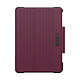 UAG Étui de Protection pour iPad Air 11" Folio Metropolis SE Bordeaux Construction composite légère et noyau résistant aux chocs pour une protection maximale contre les chutes