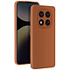 Avizar Coque pour Redmi Note 14 Pro et 14 Pro Plus Silicone Caméra Protégée Marron Coque en silicone souple marron, une protection anti-rayures flexible pour votre appareil
