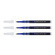 TOMBOW Recharge Mine pour Roller Pointe Moyenne Bleu x 3 Recharge pour stylo roller