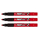 PENTEL marqueur permanent PAINT MARKER MMP20, rouge x 3 Marqueur permanent