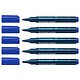 SCHNEIDER Marqueur permanent Maxx 130 bleu x 5 Marqueur permanent