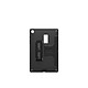UAG Coque pour Samsung Galaxy Tab A9 Plus Modèle Scout avec Handstrap et Kickstand Noir Offre une protection robuste face aux chocs et aux chutes