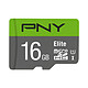 PNY Carte Mémoire MicroSD 100 Mb/s Elite Performance Class 10 16GB Gris Offre un espace de stockage supplémentaire pour vos fichiers multimédias