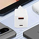 Avis LinQ Chargeur USB-C Power Delivery 30W + USB 18W Quick Charge 3.0 Compact Blanc