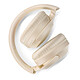 LinQ Casque Audio Bluetooth à Réduction de Bruit Pliable Beige pas cher