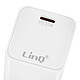 LinQ Chargeur Secteur USB-C Power Delivery 25W Charge Rapide Compact Blanc pas cher