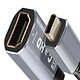 LinQ Adaptateur Vidéo USB C vers HDMI 4K Haute Résolution Design Compact Noir pas cher