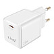 LinQ Chargeur Secteur USB-C Power Delivery 25W Charge Rapide Compact Blanc Chargeur secteur USB-C de la marque LinQ, conçu pour répondre à vos besoins de recharge quotidienne