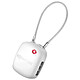 Boompods Cadenas Connecté Airtag Compatible Apple Find My IPX6 Blanc Grâce à l'application Apple Find My,  il vous permet de suivre vos bagages en temps réel et les retrouver facilement, même s'ils sont perdus
