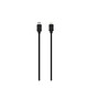Jaym Câble Lightning vers USB-C PD 3A Charge et Synchronisation Collection POP 1,5m Noir Permettant de charger et/ou de synchroniser votre smartphone compatible Lightning