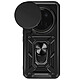Mayaxess Coque pour Honor Magic 7 Lite Bague Support avec Protection Caméra Noir Coque bi-matière de Mayaxess, la protection ultime pour votre Honor Magic 7 Lite