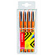 STABILO Etui de 4 Stylos roller Bionic Worker Fine 0,3 mm Stylo roller