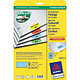 AVERY Etiquettes Stick&Lift 38x21,2 mm Jaune 1300 sur 20 F A4 Etiquette multi-usages