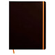 RHODIA cahier souple BLACK A4+ ligné 160p pap ivoire 90g Cahier