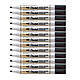 PENTEL marqueur pour tableau blanc MW85, pointe ogive, Noir x 12 Marqueur pour tableaux blancs
