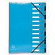 EXACOMPTA Trieur Harmonika 12CP Iderama bleu clair Trieur