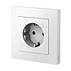 Aqara Prise Murale Connectée H2 EU Compatible Zigbee 3.0 Blanc Compatible avec le protocole Zigbee 3.0 avec support Matter, pour une connectivité sans fil fiable, rapide et à faible consommation d'énergie