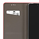 Avis Étui pour Motorola Moto G15 et Moto G15 Power Clapet Porte-carte Rouge