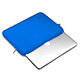 Evetane Housse de protection zippé Bleue compatible MacBook Air / Macbook Pro 13