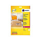 AVERY Boite de 25 etiquettes laser invisibles 210x297 mm L7567-25 Etiquette spécifique