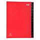 EXACOMPTA Trieur rigide Economique Ordonator 24 compartiments alphabétiques- 24x34cm - Rouge Trieur