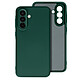 Avizar Coque pour Samsung Galaxy A36 Semi-rigide Soft-touch Anti-traces Coque en silicone semi-rigide vert sapin, de la collection Fast Cover, préservant votre Samsung A36 des chocs et des rayures