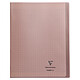 CLAIREFONTAINE Cahier Protège-cahier Koverbook Piqué Polypro 24x32 cm 96p séyès Gris Transparent Cahier