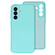Avizar Coque pour Samsung Galaxy A36 Semi-rigide Soft-touch Anti-traces Coque en silicone semi-rigide turquoise, de la collection Fast Cover, préservant votre Samsung A36 des chocs et des rayures