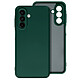 Avizar Coque pour Samsung Galaxy A26 Semi-rigide Soft-touch Anti-traces Coque en silicone semi-rigide vert sapin, de la collection Fast Cover, préservant votre Samsung A26 des chocs et des rayures