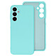 Avizar Coque pour Samsung Galaxy A16 Semi-rigide Soft-touch Anti-traces Coque en silicone semi-rigide turquoise, de la collection Fast Cover, préservant votre Samsung A16 des chocs et des rayures