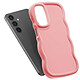 Avizar Coque pour Samsung Galaxy S24 et S25 Silicone Antichoc série Candy Rose pas cher