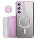 Acheter Avizar Coque Diamant pour Samsung Galaxy S25 MagSafe Contour Strass Violet