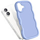 Avizar Coque pour iPhone 16 Plus Silicone Antichoc série Candy Lavande pas cher